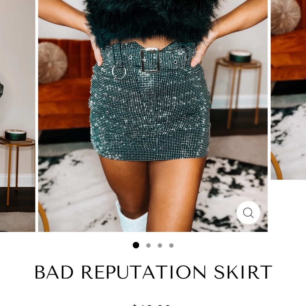 Rhinestone western skirt